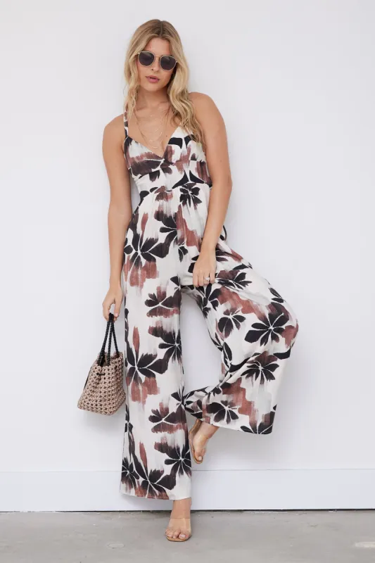 SALE - Reese Printed Jumpsuit sold by fab'rik