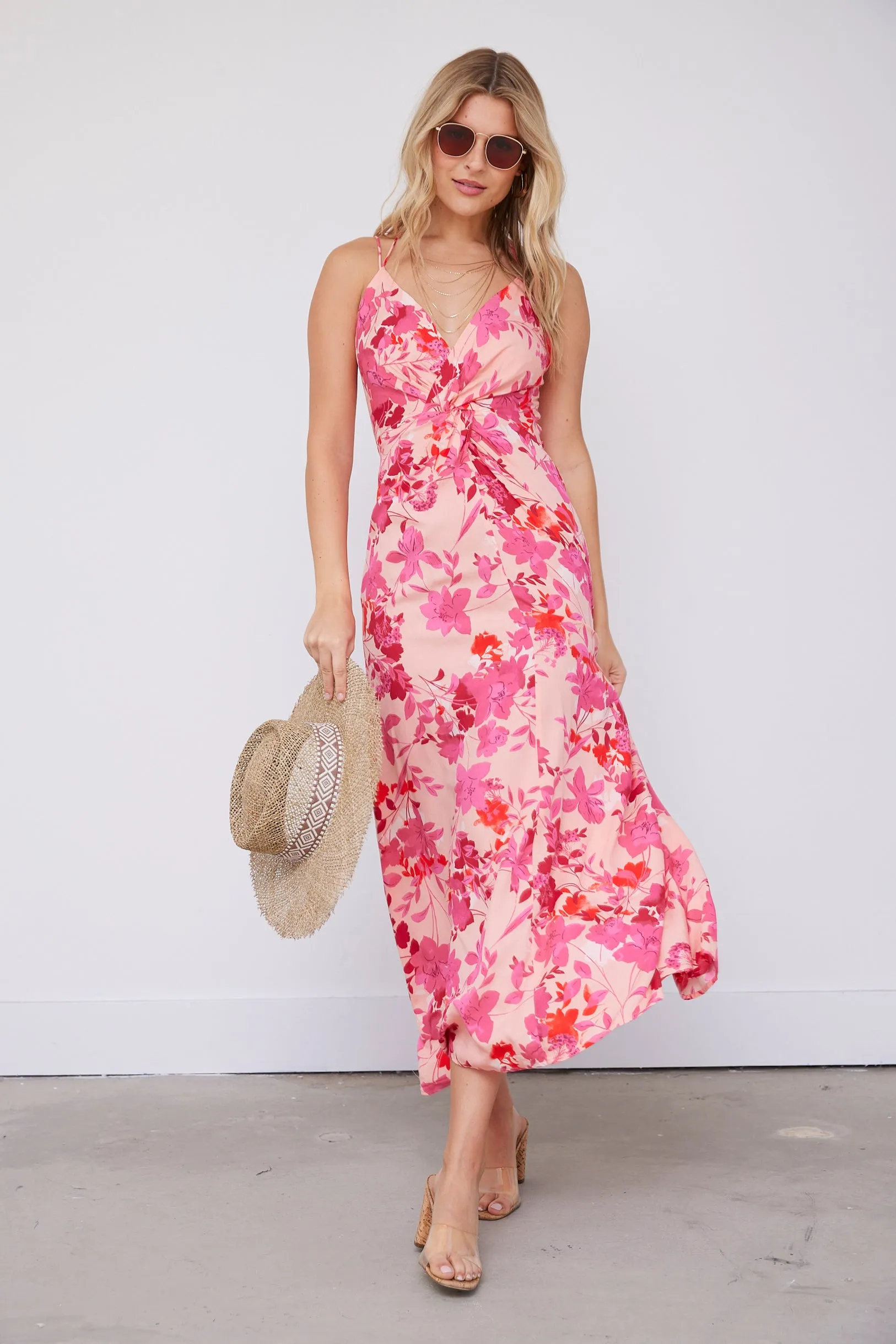 SALE - Rosie Floral Twist Detail Maxi Dress sold by fab'rik product image thumbnail 4