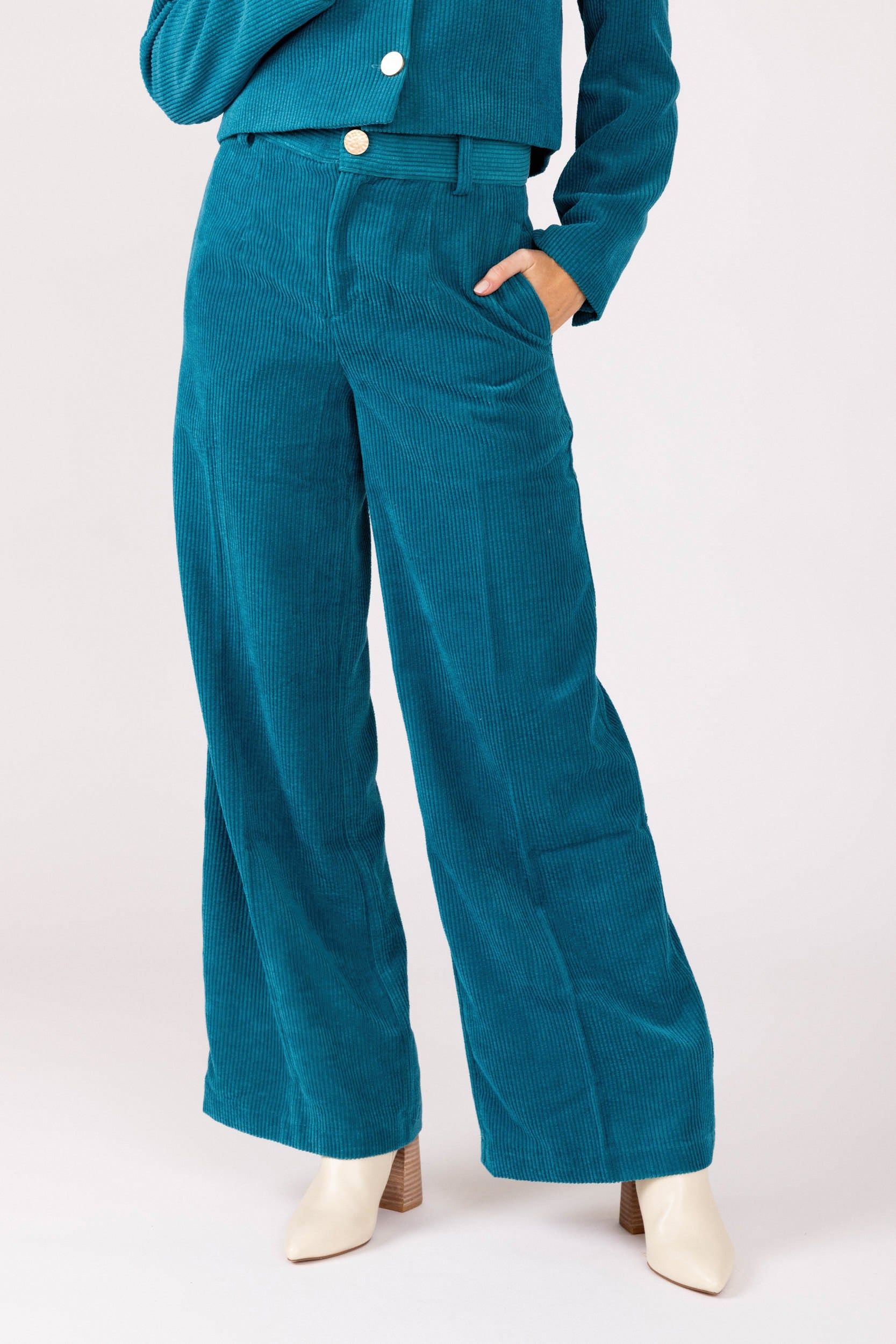 Jessica Wide Leg Cord Pants sold by fab'rik product image thumbnail 2
