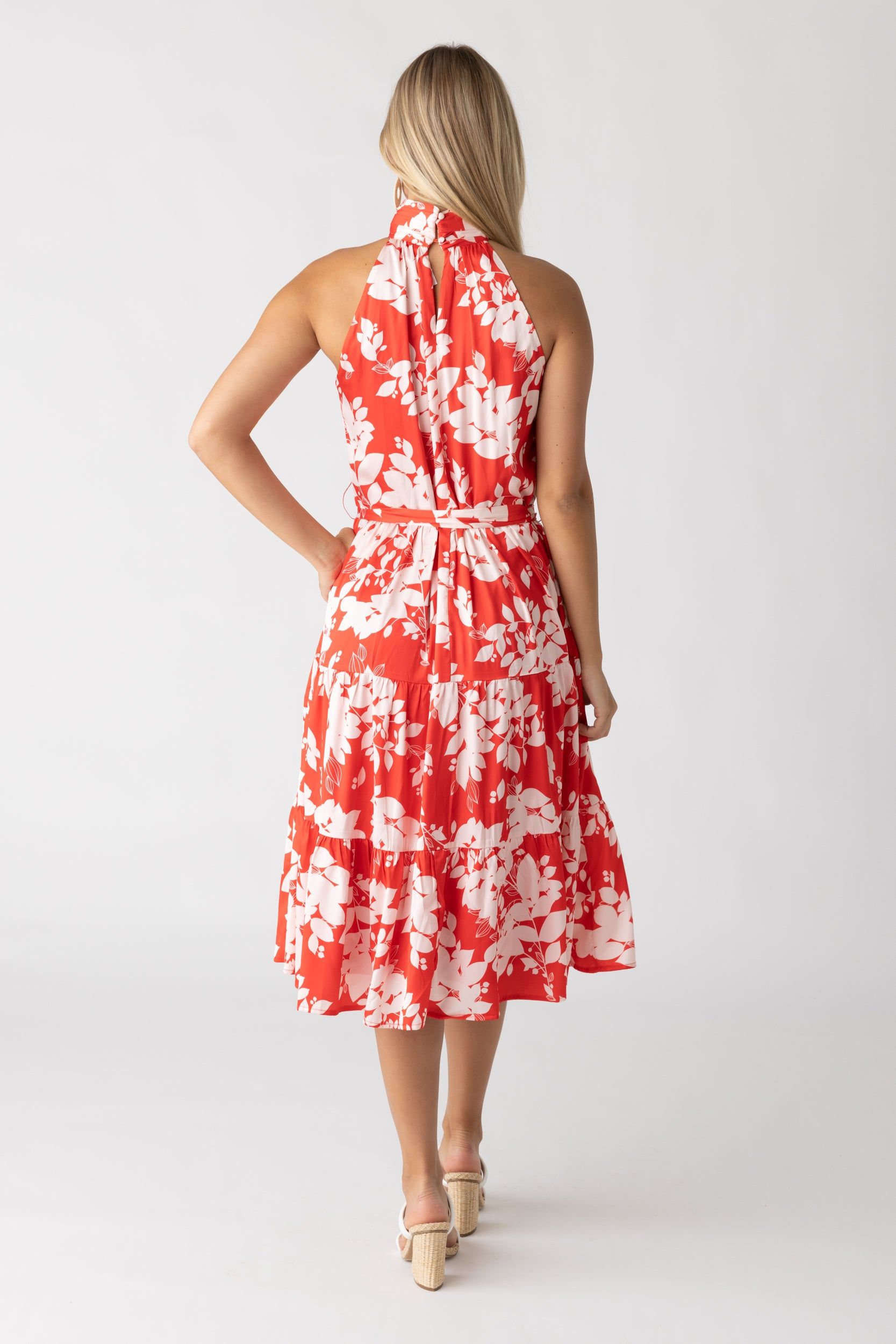 SALE- Sara High Neck Sleeveless Midi Dress sold by fab'rik product image thumbnail 2