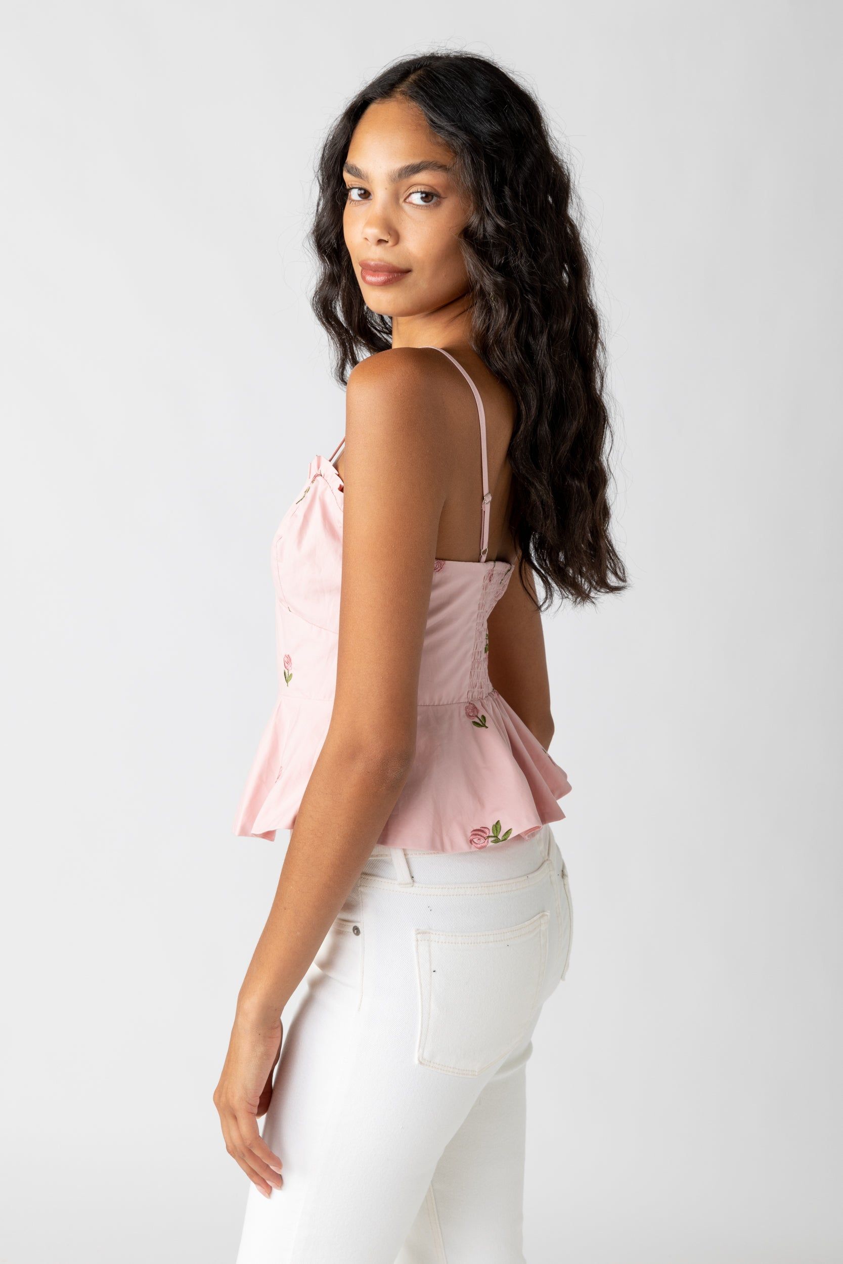 SALE- Iona Floral Peplum Top sold by fab'rik product image thumbnail 4