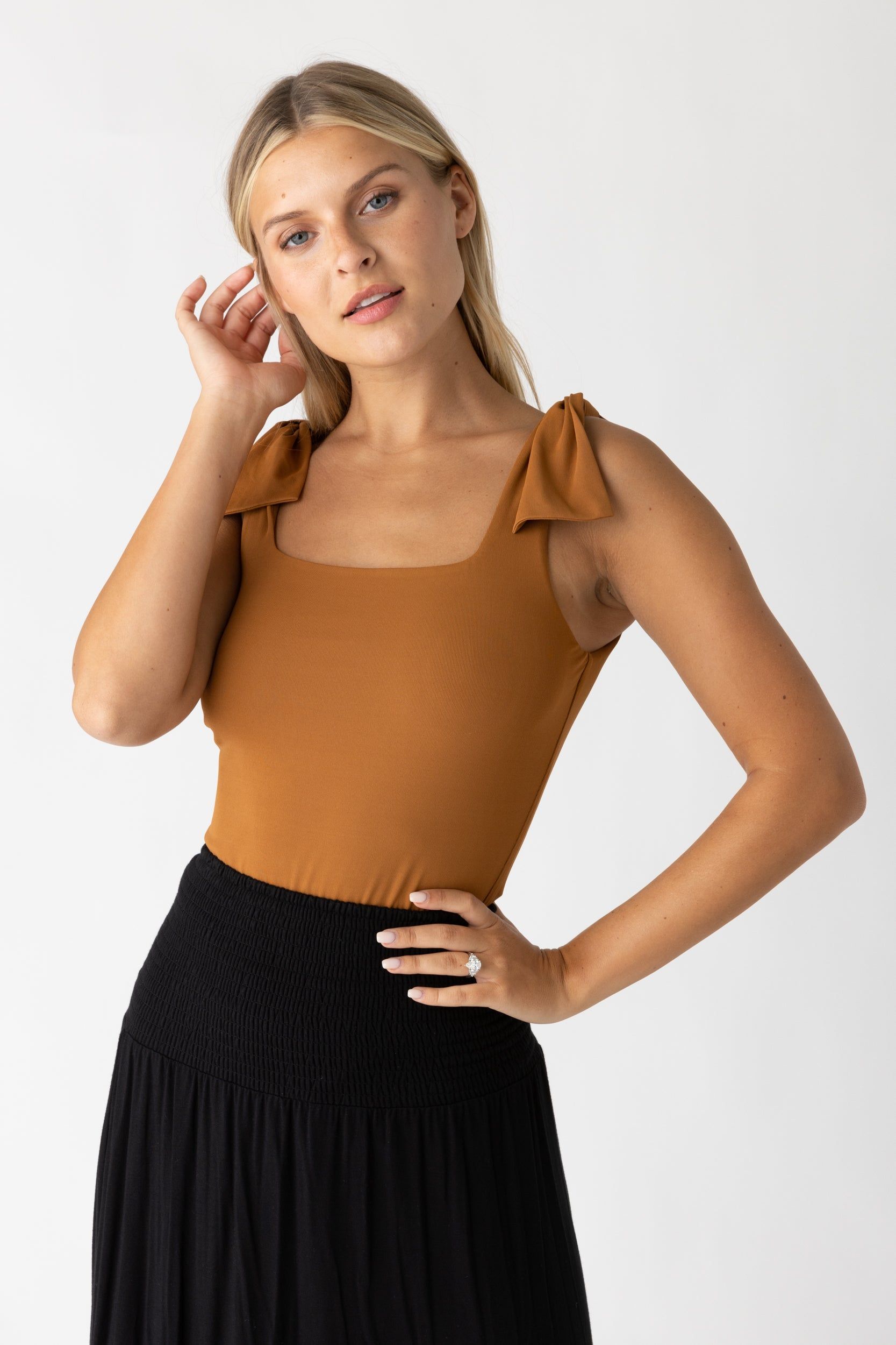 SALE - Gloria Bow Bodysuit sold by fab'rik