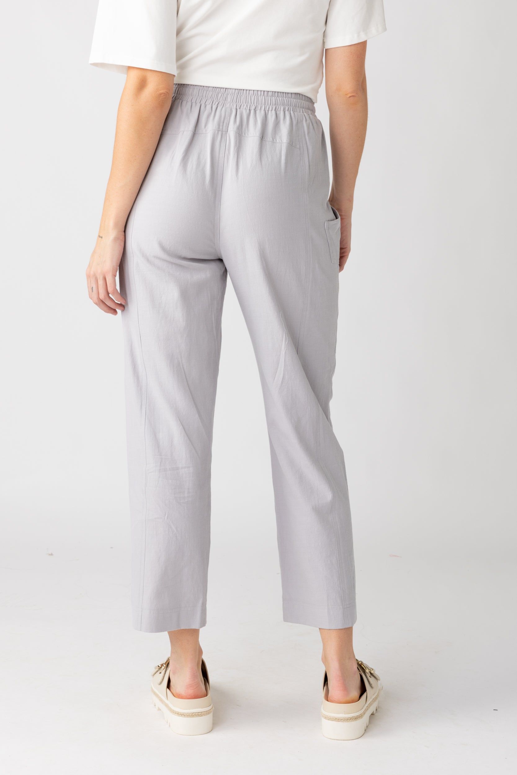 SALE - Eva Straight Leg Elastic Waist Pant sold by fab'rik product image thumbnail 2