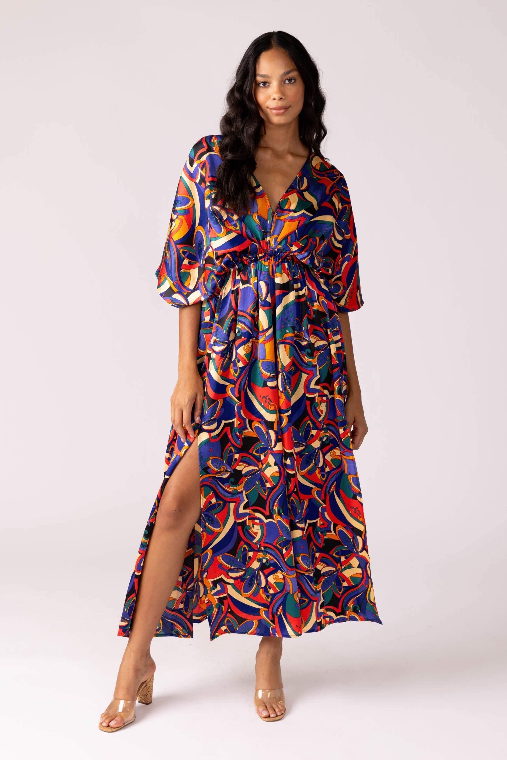SALE - Lottie Maxi Kaftan Dress sold by fab'rik