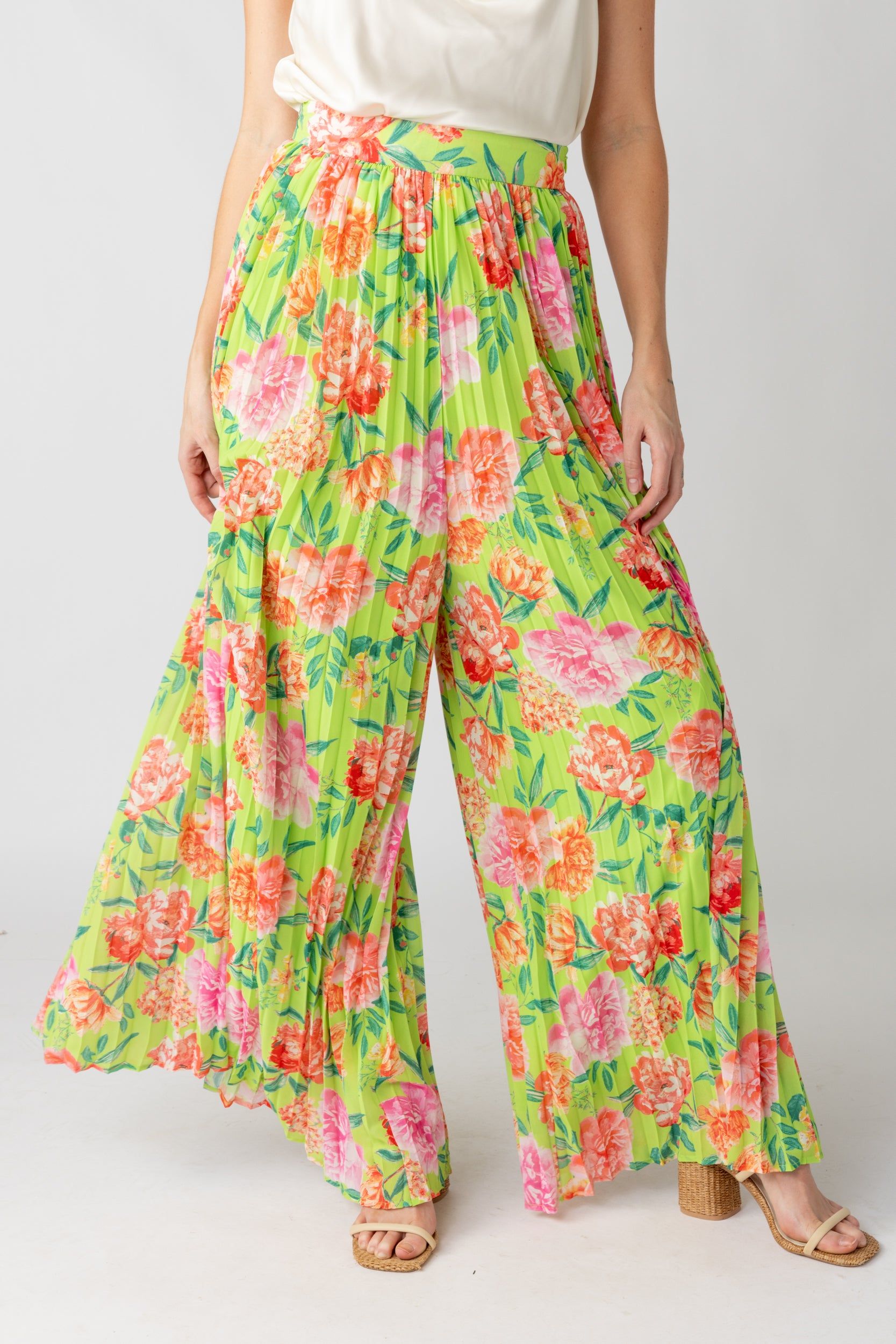 SALE - Camille Pleated Floral Pants sold by fab'rik product image thumbnail 4