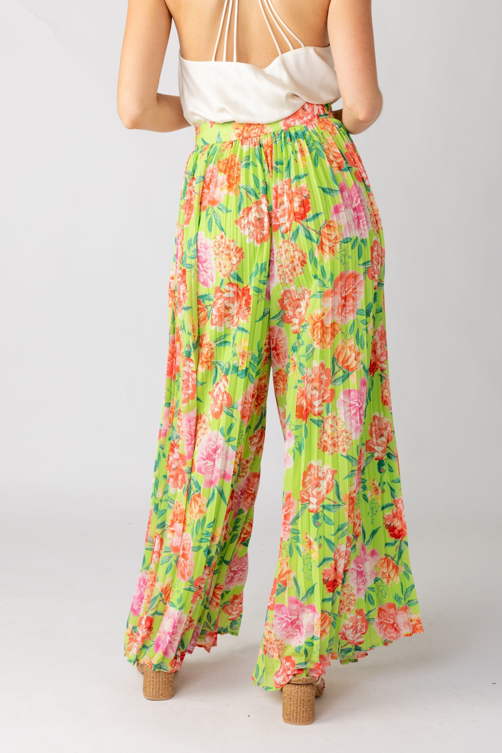 SALE - Camille Pleated Floral Pants sold by fab'rik product image thumbnail 3