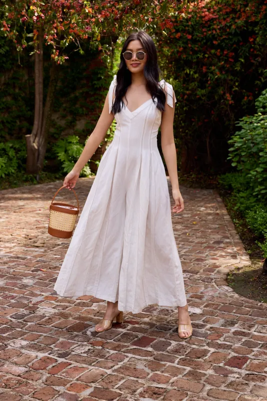 SALE - Mannon Tie Detail Jumpsuit sold by fab'rik