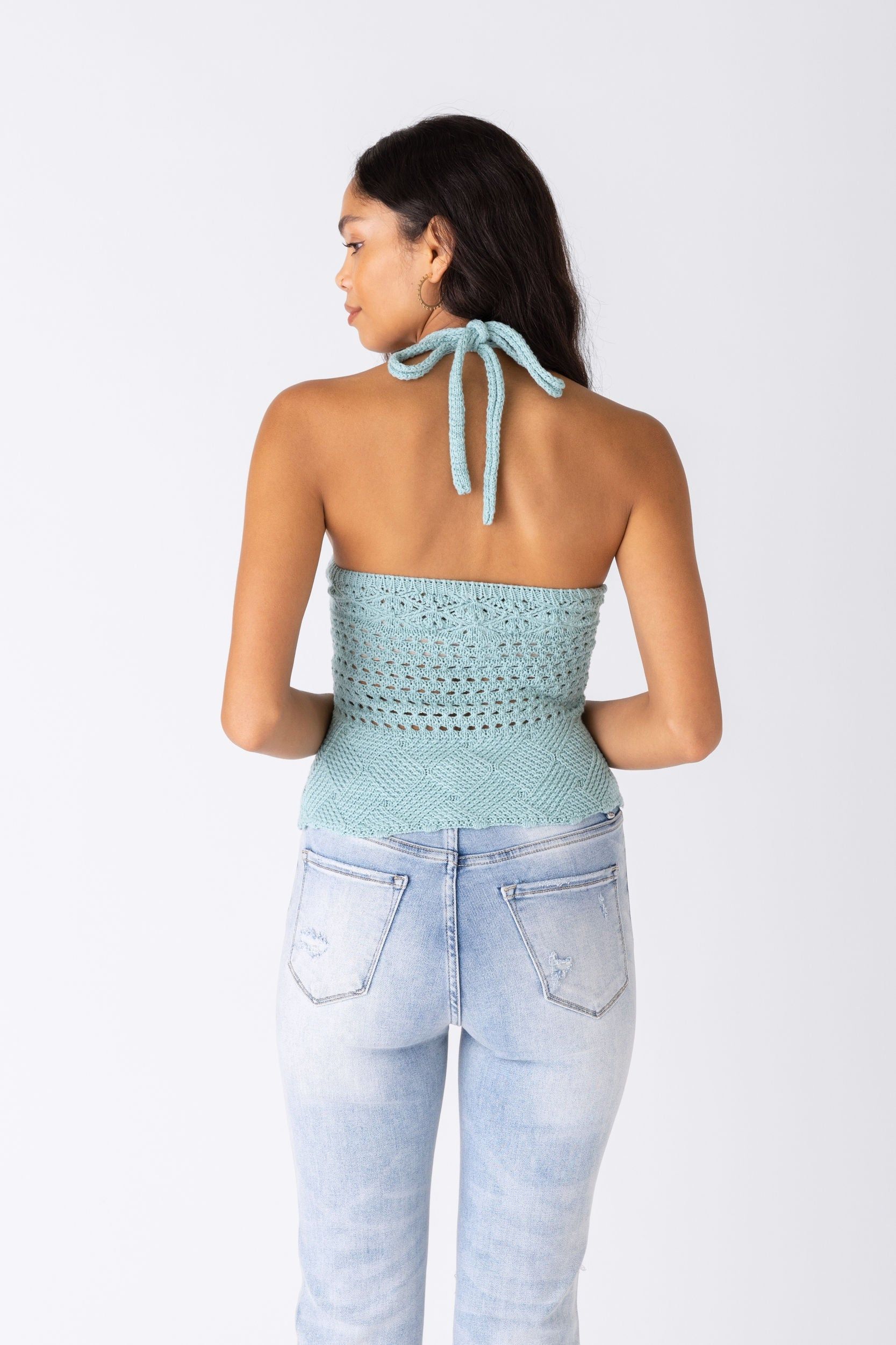 SALE - Sami Crochet Halter Top sold by fab'rik product image thumbnail 8