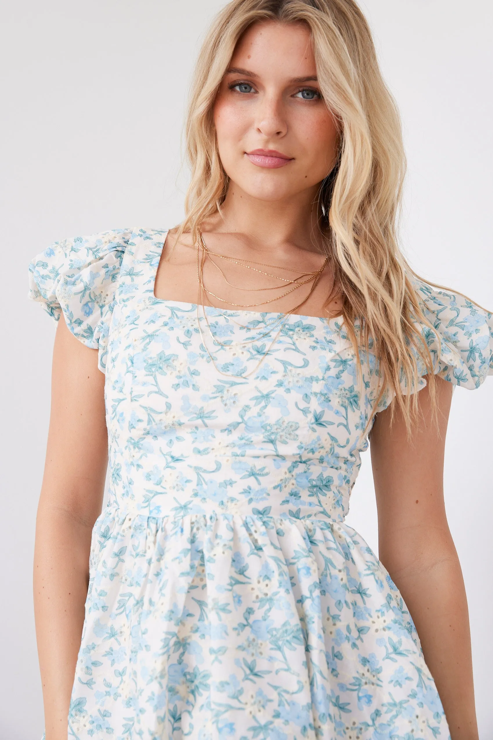 SALE - Azelea Floral Tiered Mini Dress sold by fab'rik product image thumbnail 4