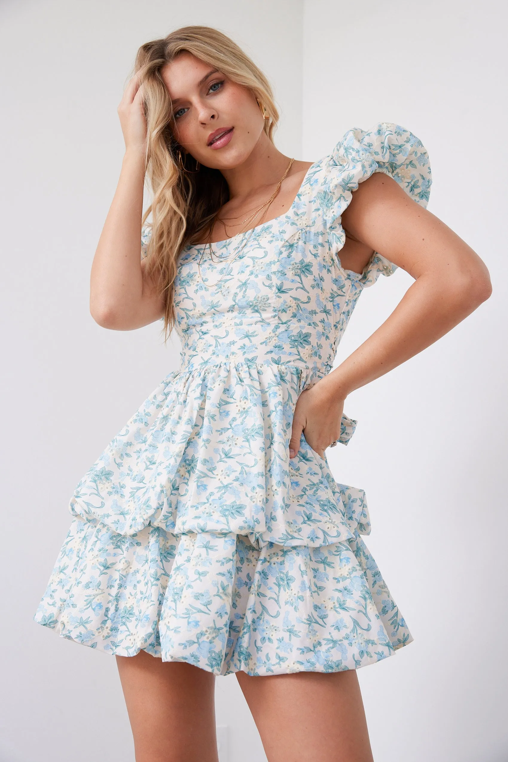 SALE - Azelea Floral Tiered Mini Dress sold by fab'rik product image thumbnail 2