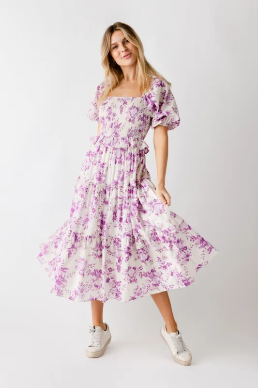 SALE - Phoebe Floral Maxi Dress sold by fab'rik