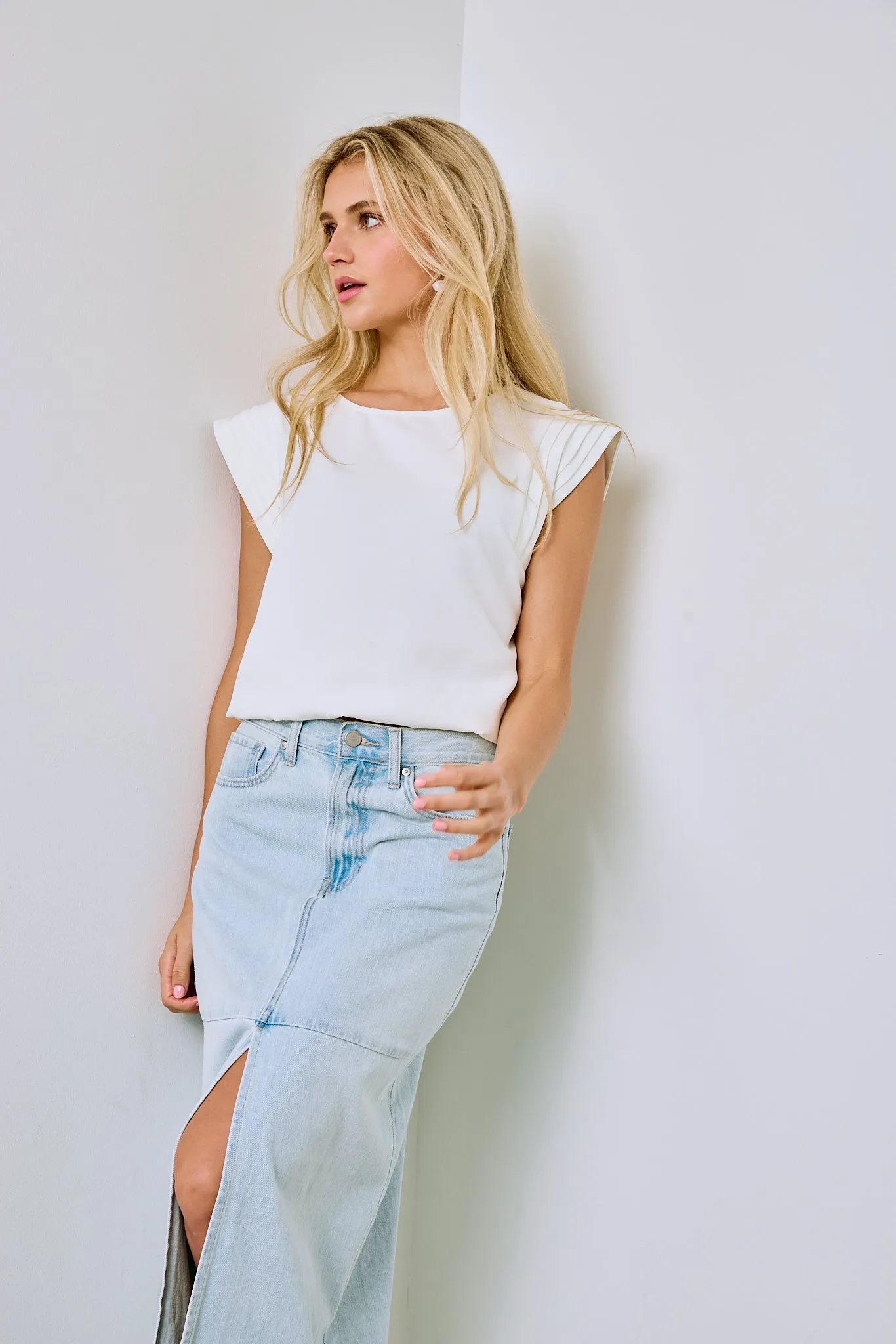 Harold Cropped Sleeveless Top sold by fab'rik product image thumbnail 4