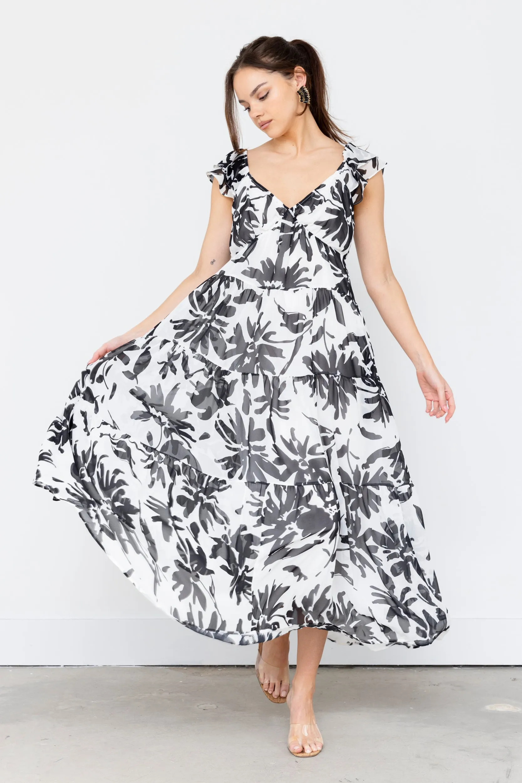 SALE - Joan Printed Maxi Dress sold by fab'rik product image thumbnail 4