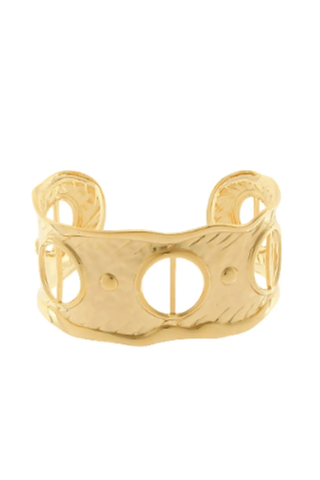 Ashton Circle and Bar Station Metal Cuff sold by fab'rik product image thumbnail 2