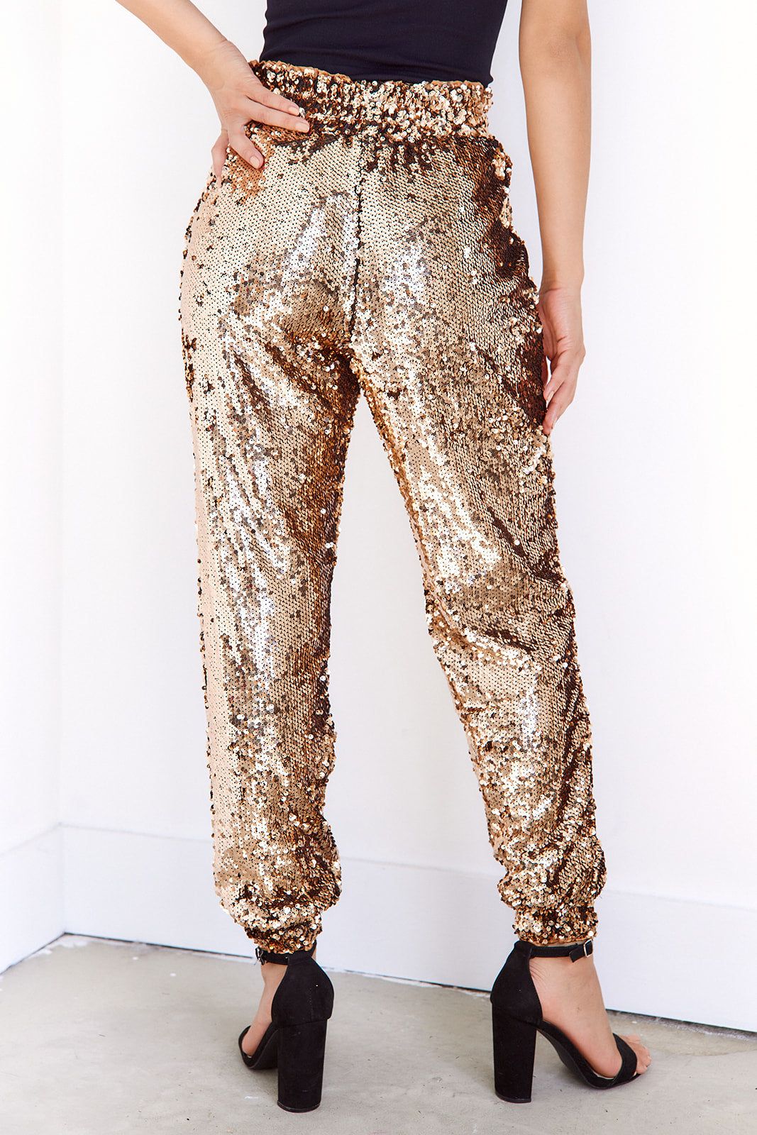 SALE - Quinn Sequin Jogger Pants sold by fab'rik product image thumbnail 3