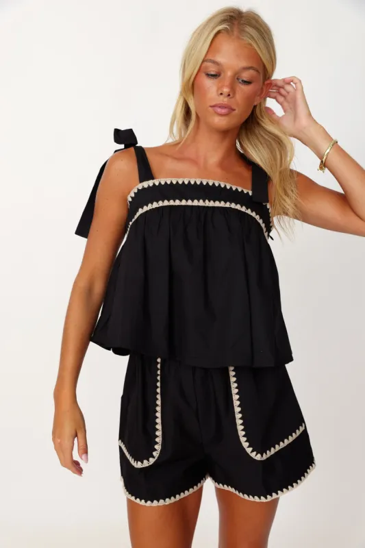 SALE - Madrid Scalloped Top sold by fab'rik