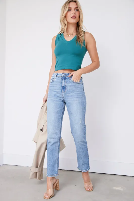 SALE - Jenny High Rise Straight Jeans sold by fab'rik