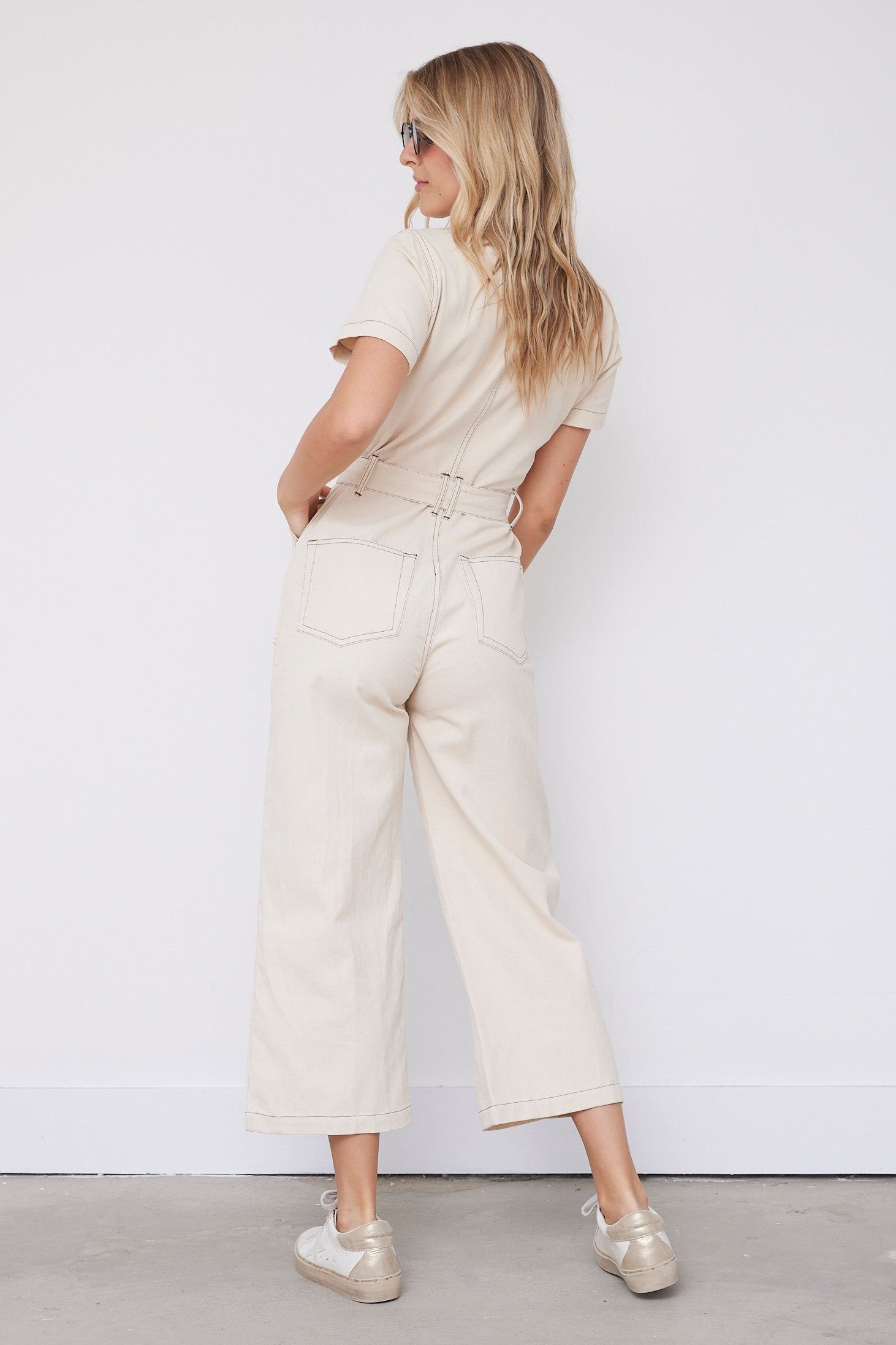 Poppy Zipper Front Jumpsuit sold by fab'rik product image thumbnail 4