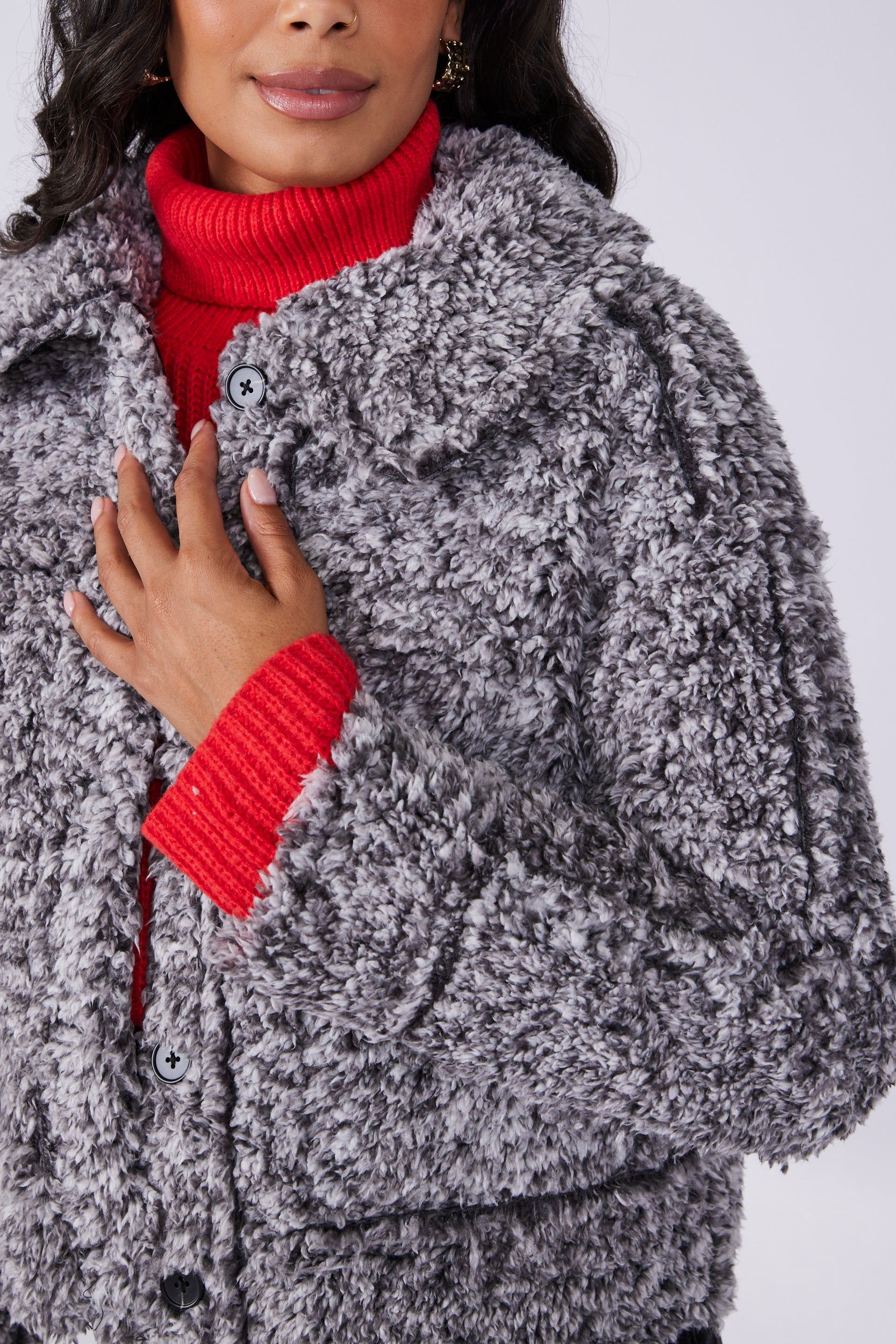 SALE - Julia Reversible Sherpa Lined Jacket sold by fab'rik product image thumbnail 2