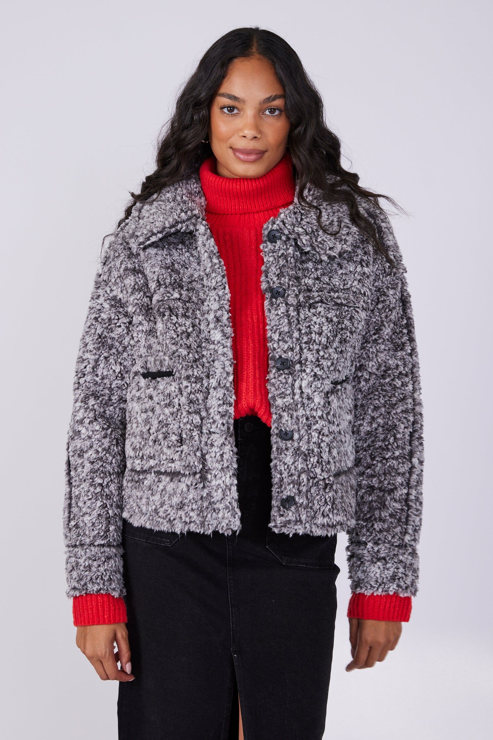 SALE - Julia Reversible Sherpa Lined Jacket sold by fab'rik product image thumbnail 4