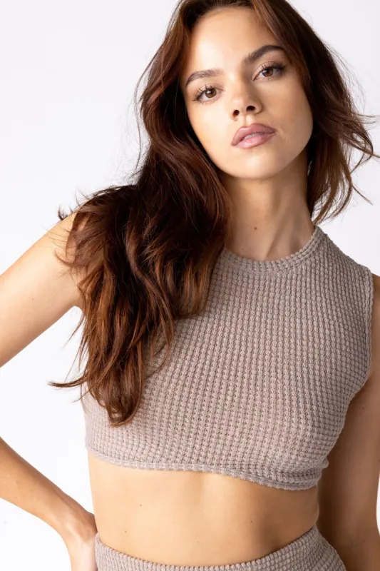 SALE - Ivie Ribbed Cropped Tank sold by fab'rik