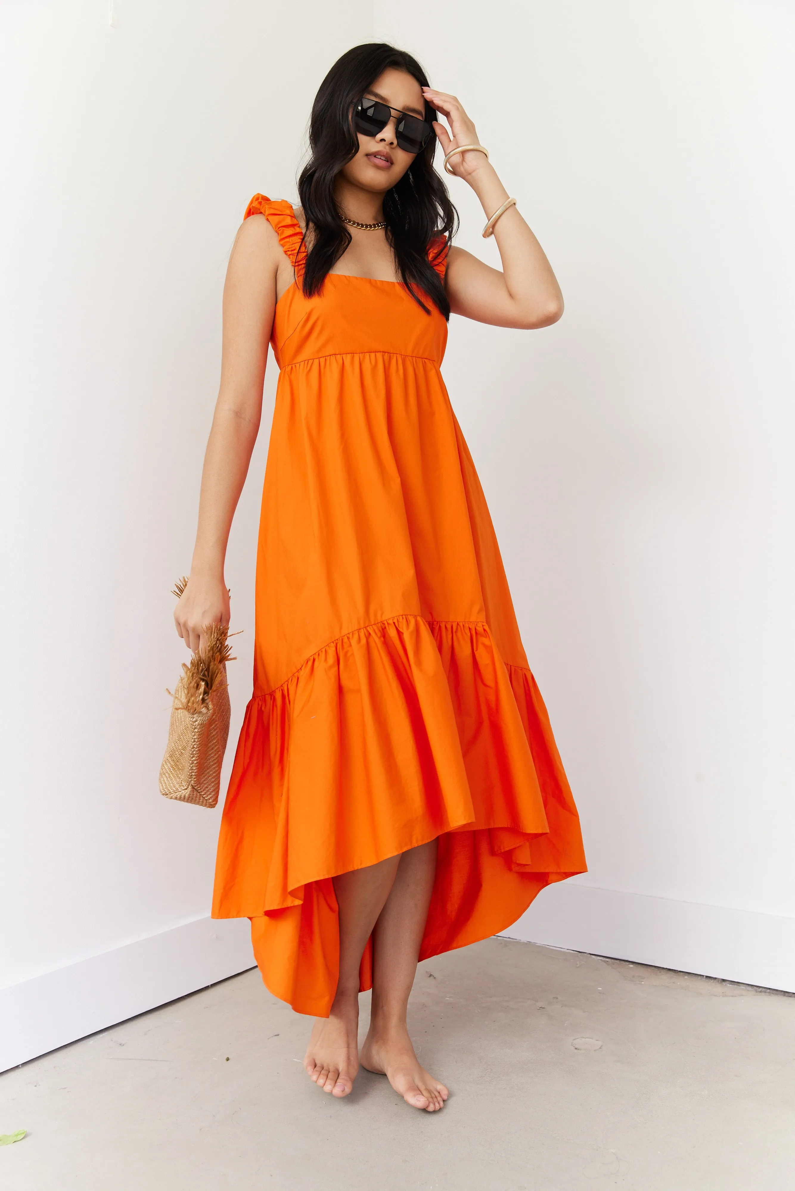 SALE - Miles Gathered Strap Midi Dress sold by fab'rik product image thumbnail 3