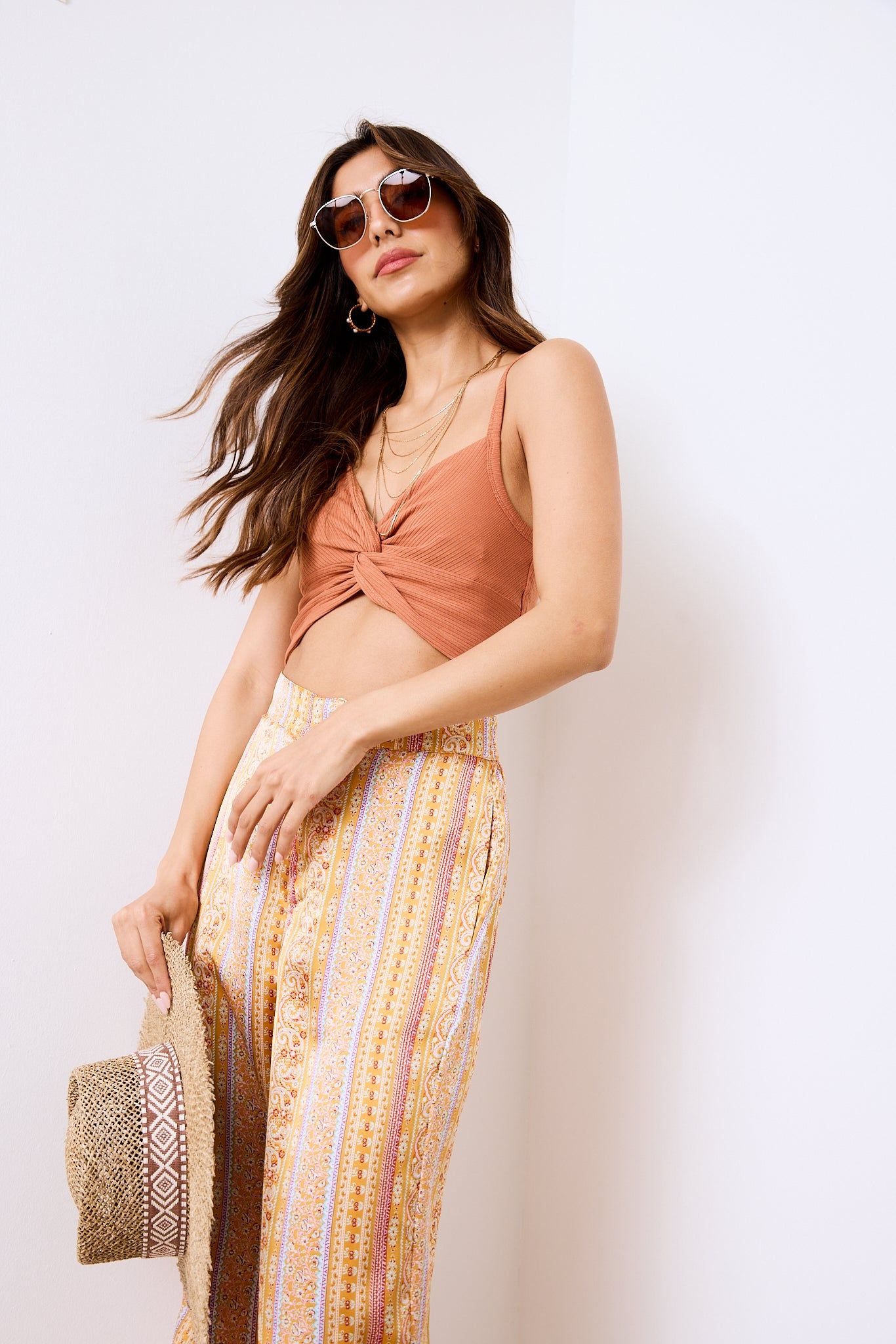 SALE - Phoenix Twist Front Crop Top sold by fab'rik product image thumbnail 2