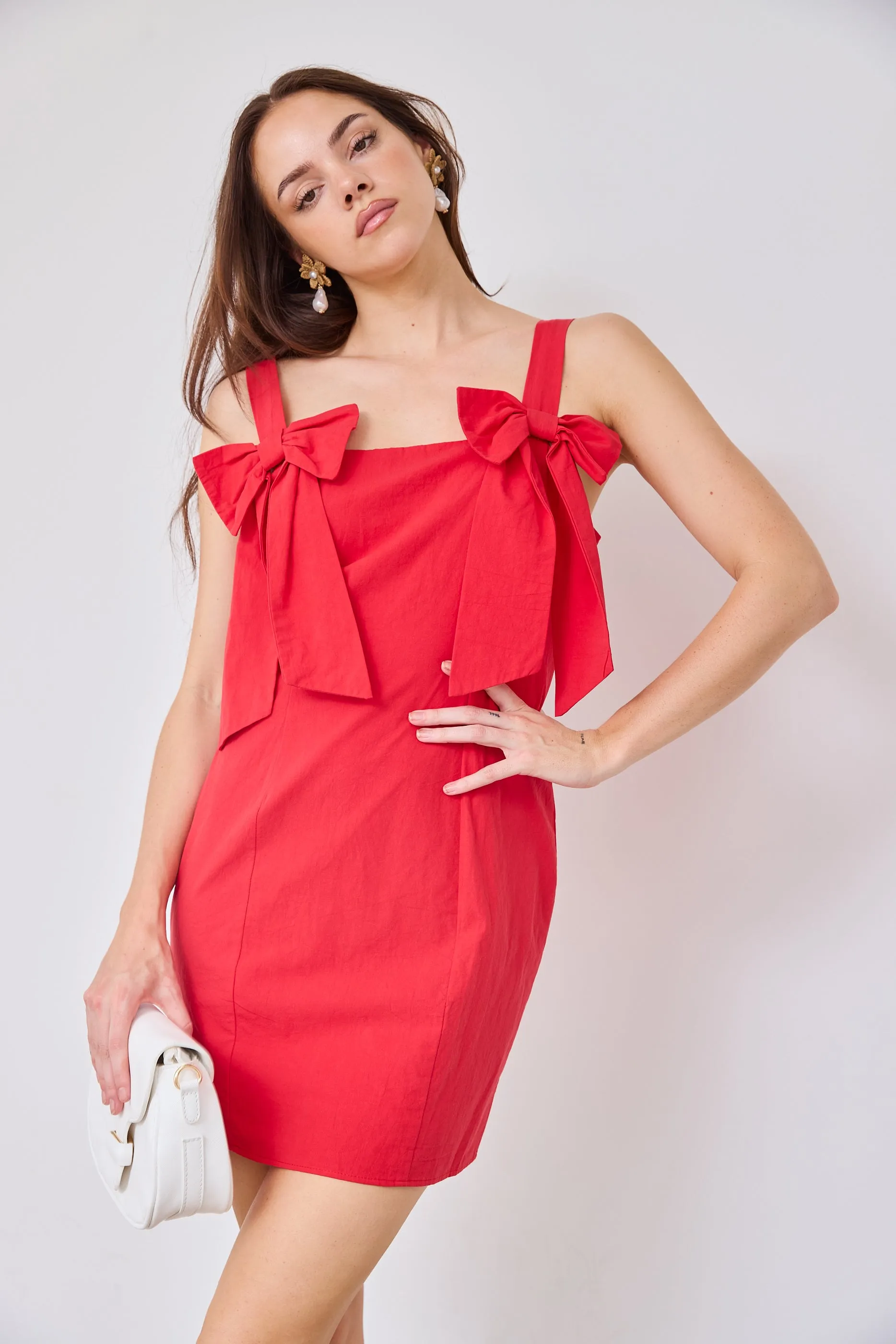 SALE - Delilah A Line Bow Mini Dress sold by fab'rik product image thumbnail 2