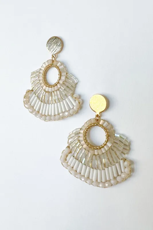 SALE - Lyla Beaded Dangle Earrings sold by fab'rik