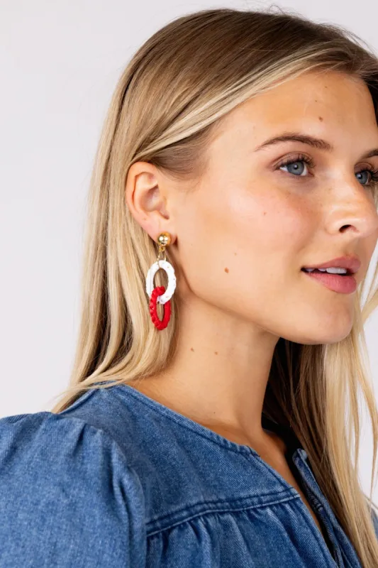 SALE - Maren Double Loop Earrings sold by fab'rik
