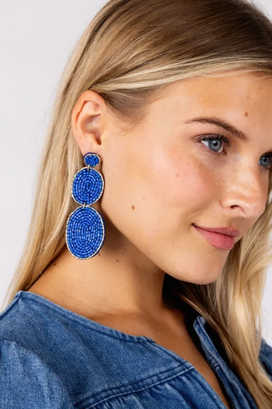 SALE - Chelsea Beaded Tiered Earrings sold by fab'rik