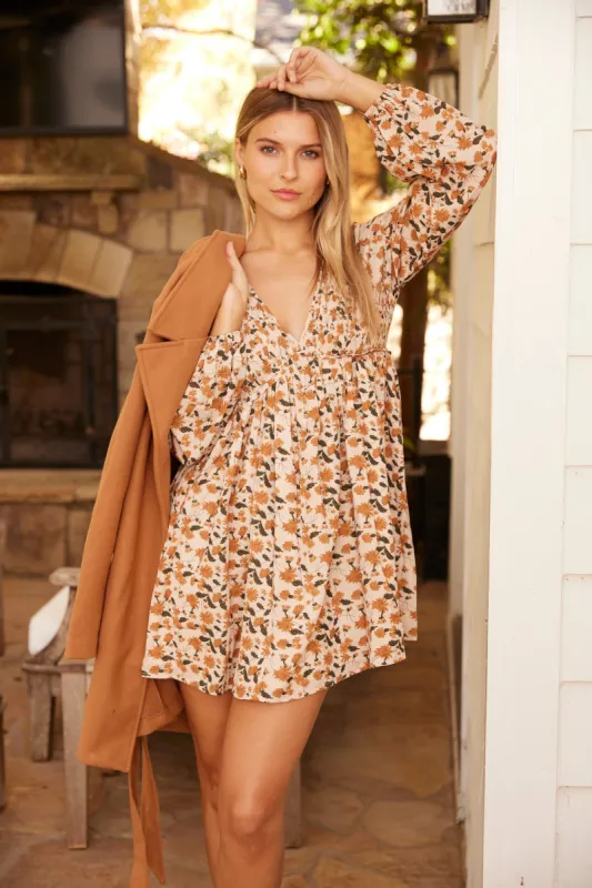 SALE - Paige Floral Mini Dress sold by fab'rik