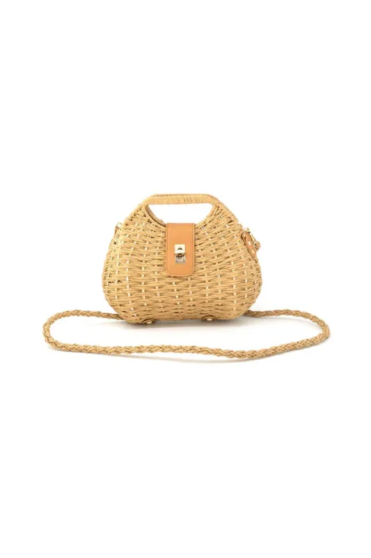 Holden Woven Straw Bag sold by fab'rik