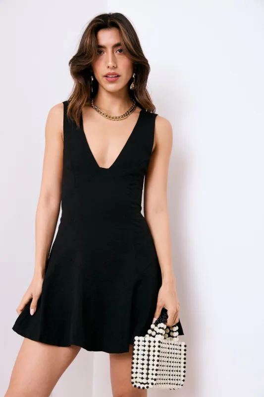 Maeve Tie Back Mini Dress sold by fab'rik