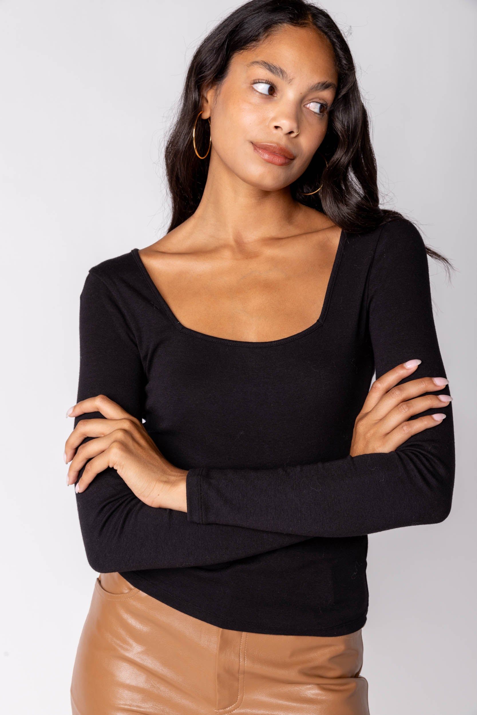 SALE - Beatrix Square Neckline Top sold by fab'rik product image thumbnail 3