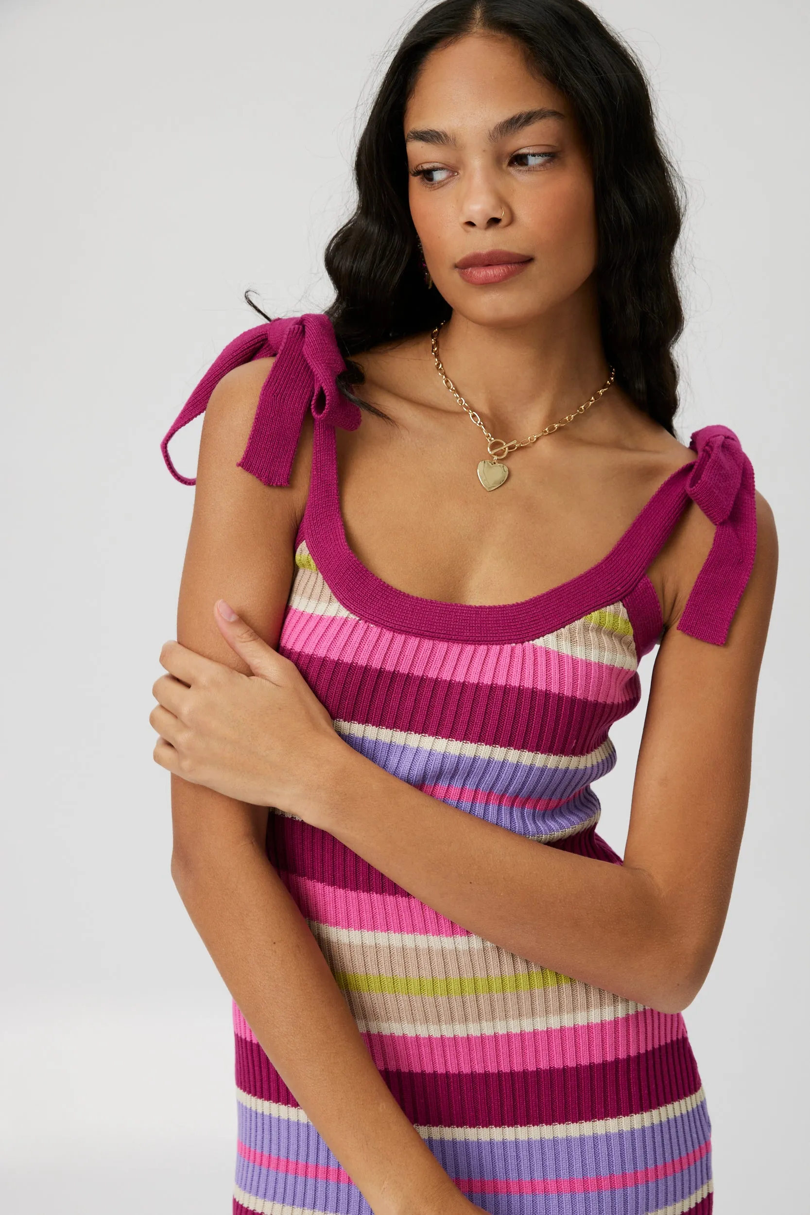 SALE - Cruz Striped Ribbed Tie Dress sold by fab'rik product image thumbnail 3