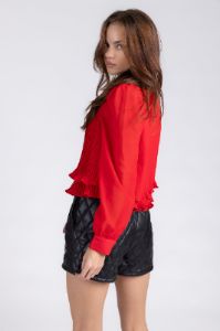 Lilo Pleated Top sold by fab'rik