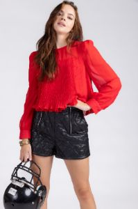Lilo Pleated Top sold by fab'rik