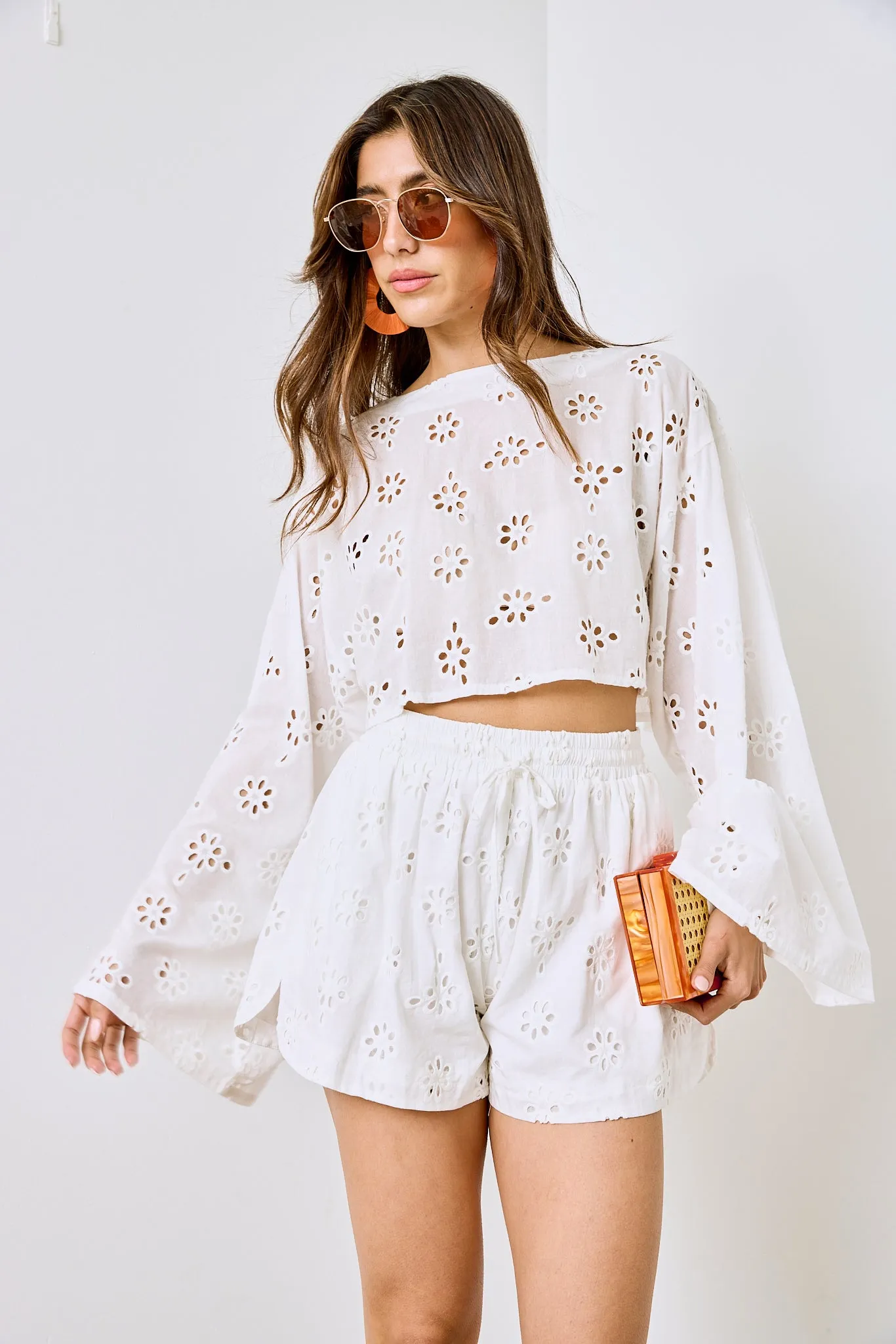 Stanley Dolman Sleeve Crop Top sold by fab'rik