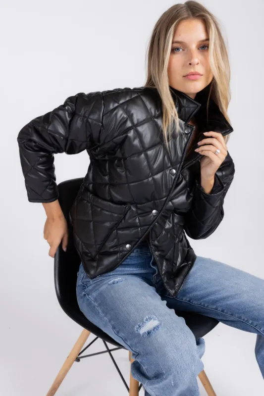 Z Supply Heritage Faux Leather Jacket sold by fab'rik