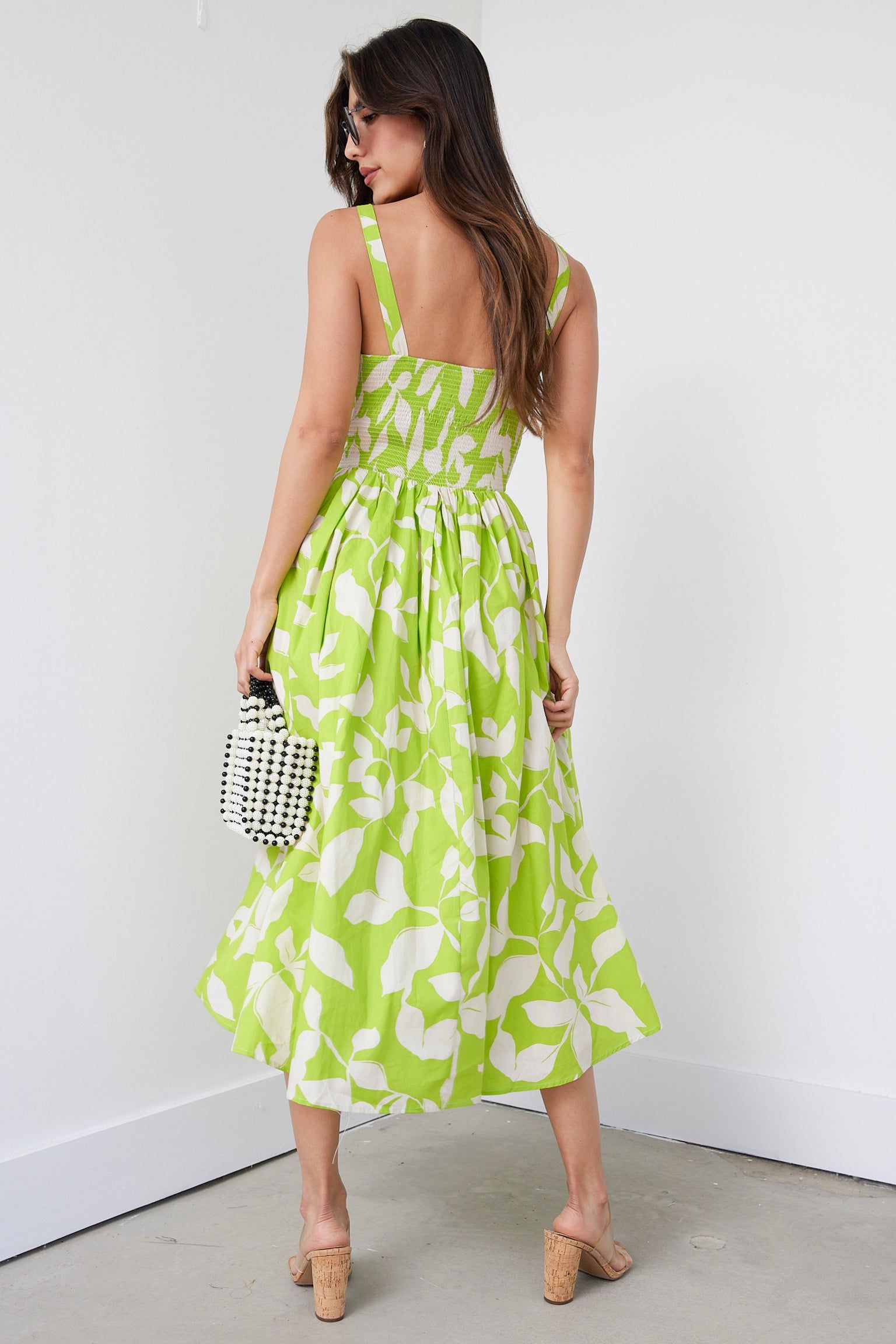 Victoria Woven Printed Midi Dress sold by fab'rik product image thumbnail 3
