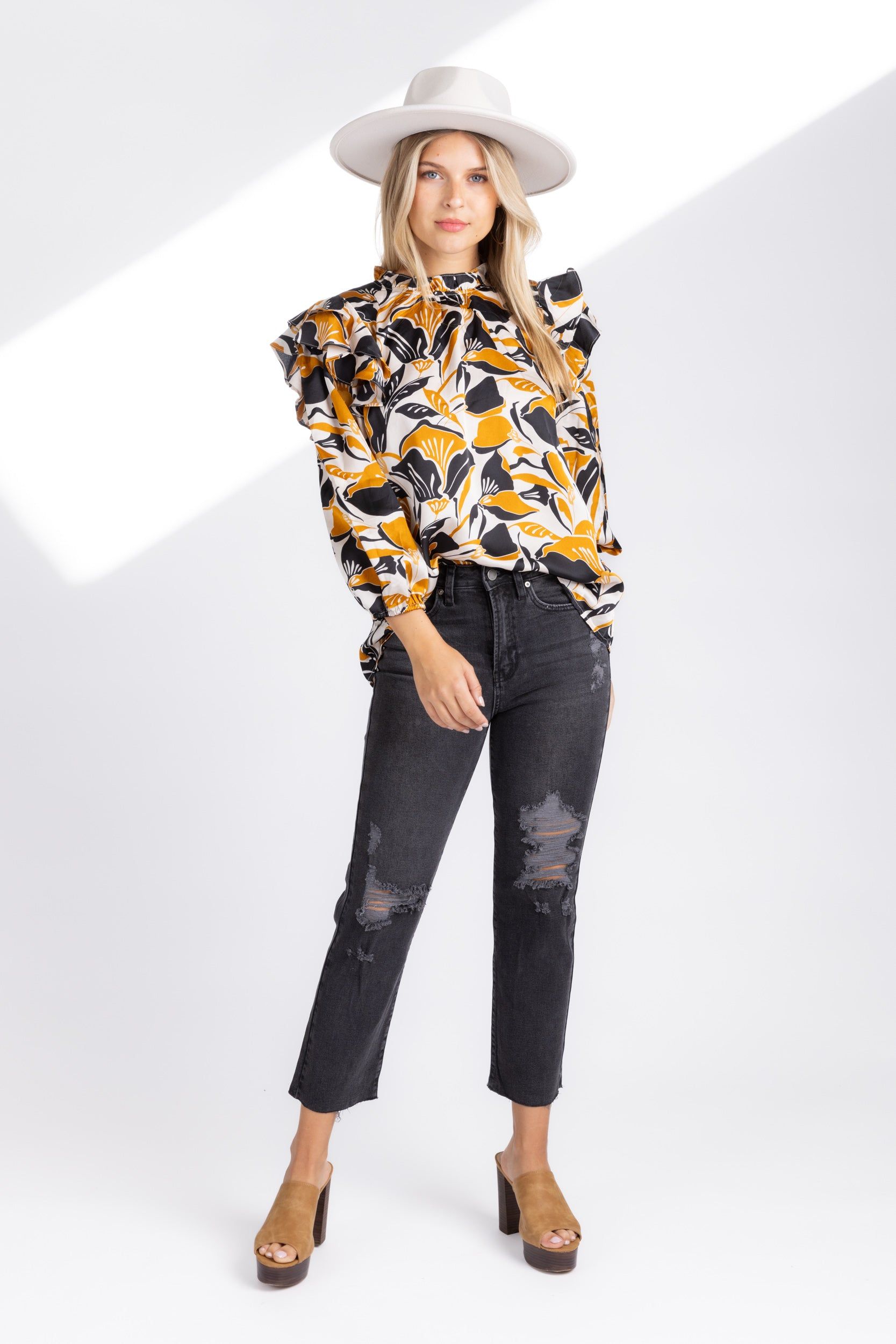 SALE - Maya Ruffle Detail Blouse sold by fab'rik product image thumbnail 2