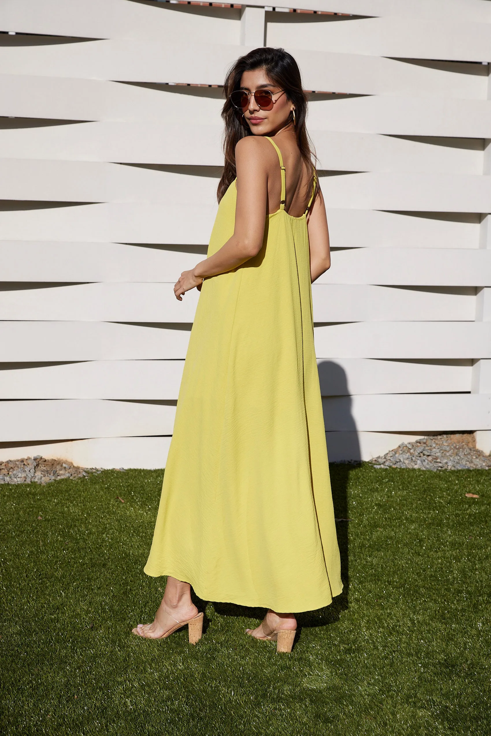 SALE - Sasha Crepe Cami Swing Maxi Dress sold by fab'rik product image thumbnail 3