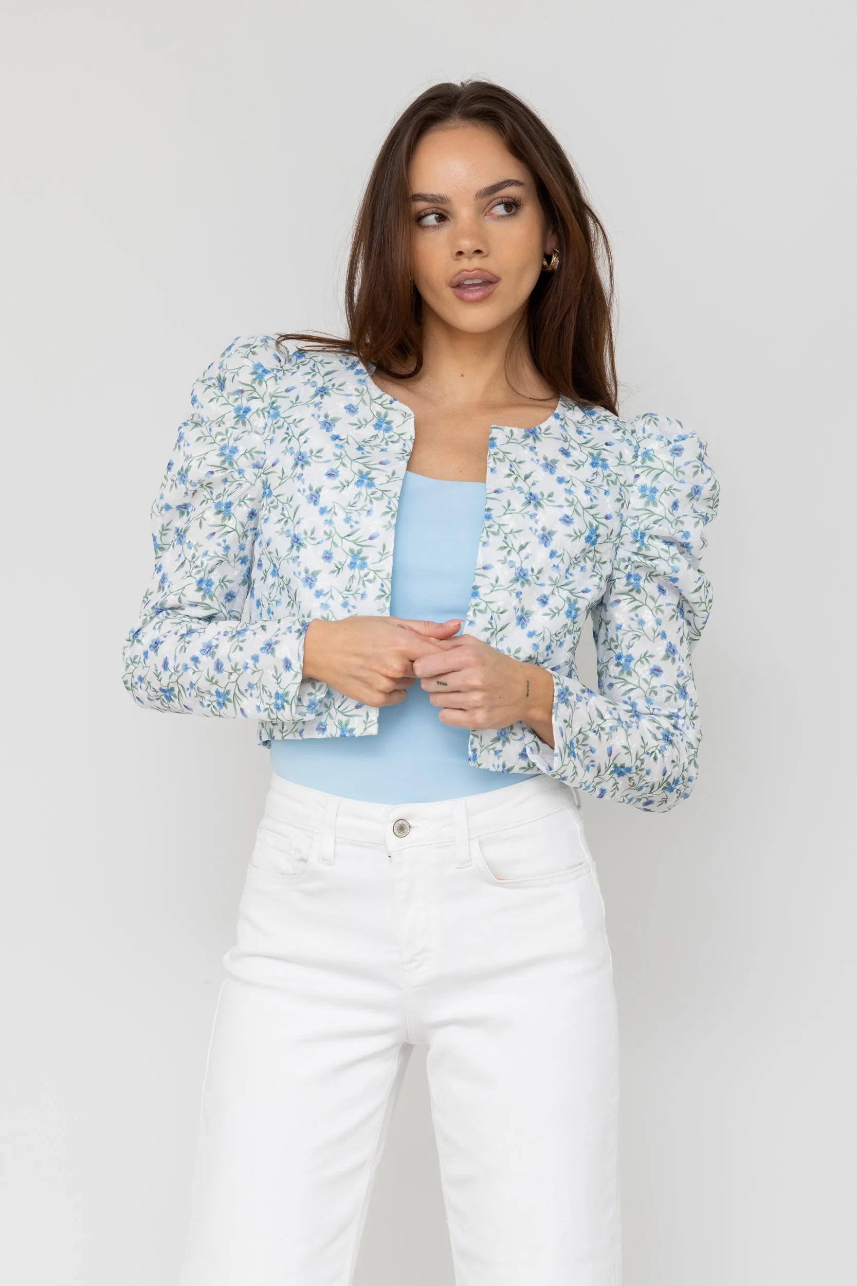 SALE - Parker Cropped Floral Jacket sold by fab'rik product image thumbnail 3
