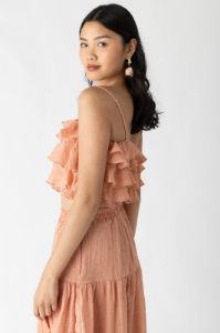 Ivy Ruffle Cropped Top sold by fab'rik