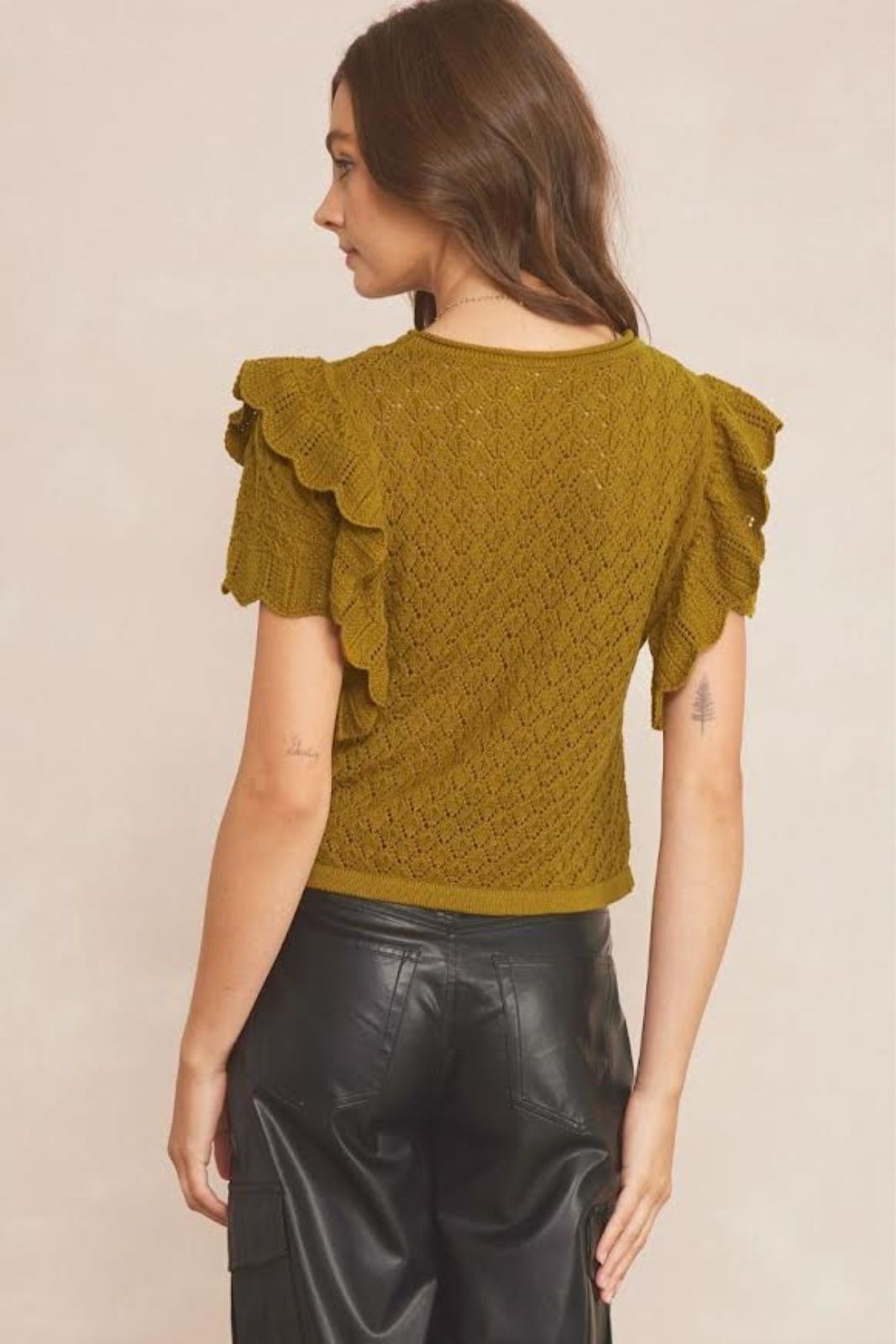 SALE - Jayla Crochet Top sold by fab'rik product image thumbnail 4