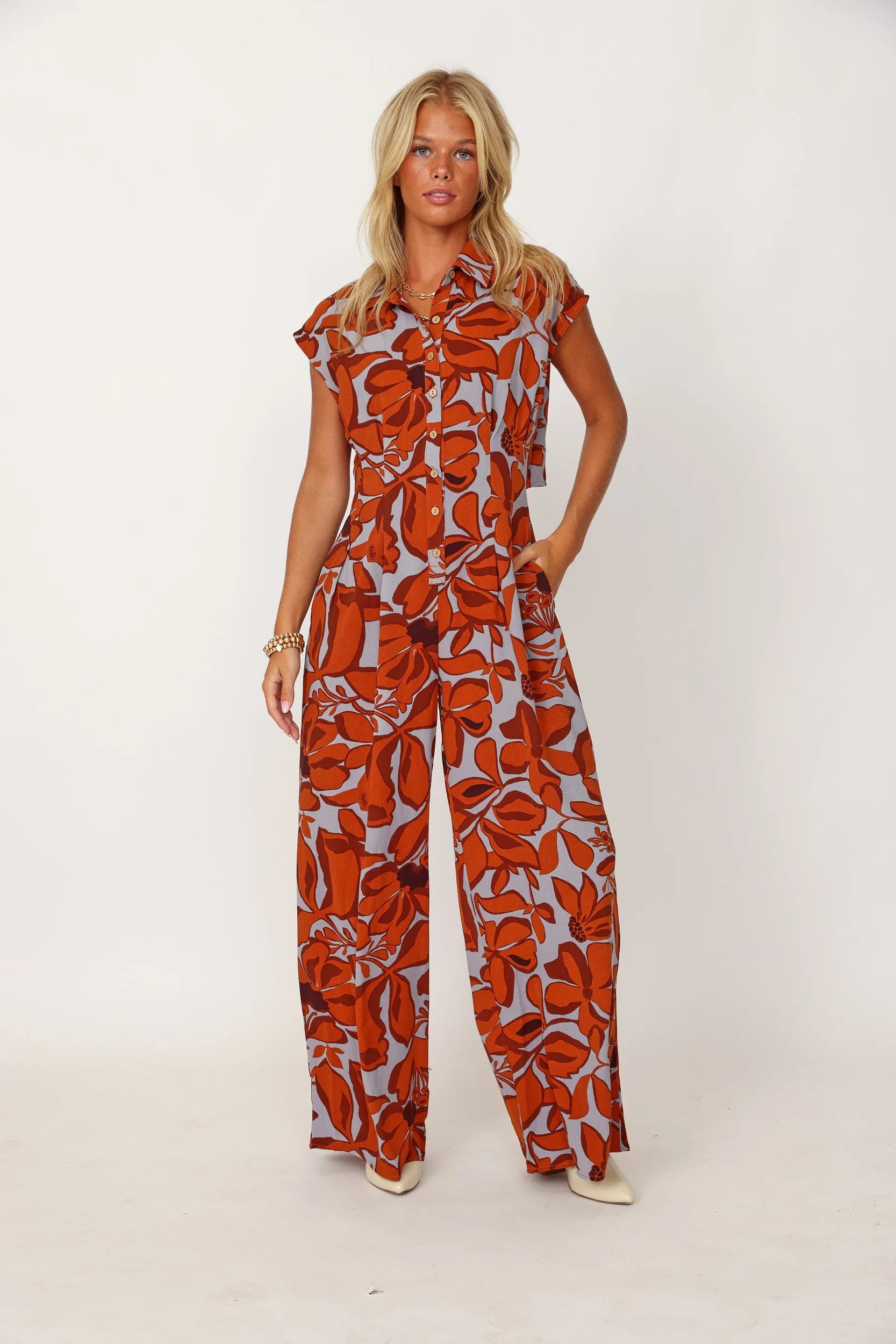 Merritt Printed Jumpsuit sold by fab'rik product image thumbnail 4