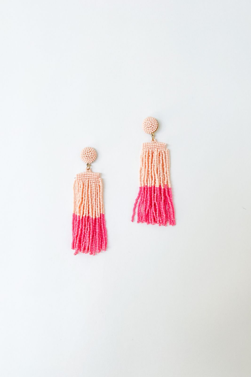 SALE - Ryan Beaded Tassel Fringe Earrings sold by fab'rik