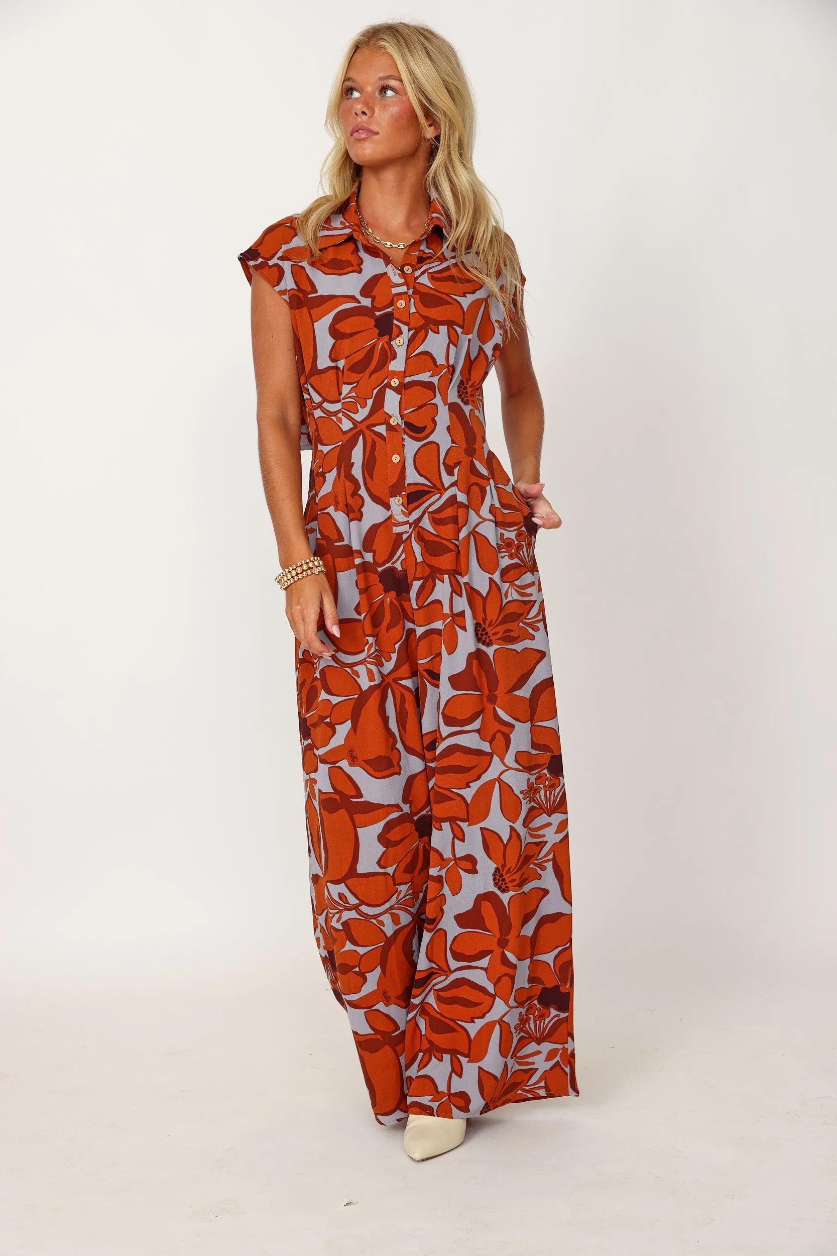 Merritt Printed Jumpsuit sold by fab'rik product image thumbnail 3