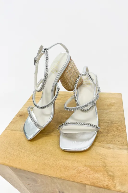 SALE - Destiny Crystal Embellished Strappy Heel sold by fab'rik